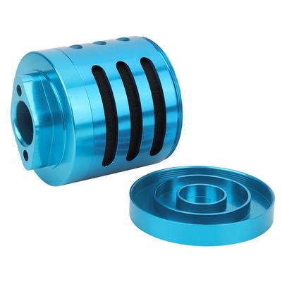 Aluminum Aloy Air Filter for R C 1:5 Scale HPI Baja KM Rovan AF T RC Model Car Blue