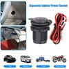 Pack Of 3 Car Cigarette Lighter Sockets Waterproof Marine-Grade Car Cigarette Lighter Adapter For 12 V/24 V Dc Car Boat Motorcycle With 0.6 M Conne