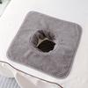 with Hole Beauty Salon Towel Thickened Headrest Pads Massage Face Towel  Home Accessories