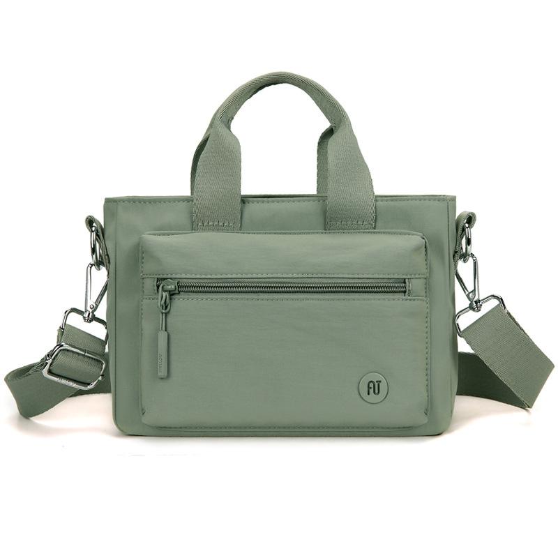 

Женская сумка однотонная сумка через плечо легкая сумочка зелёный