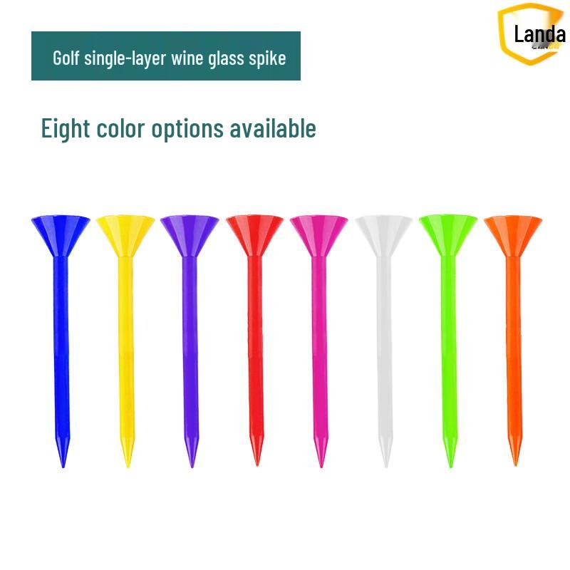 Landa 83mm Golf Cup Tees, Mixed Colors 100-Pack