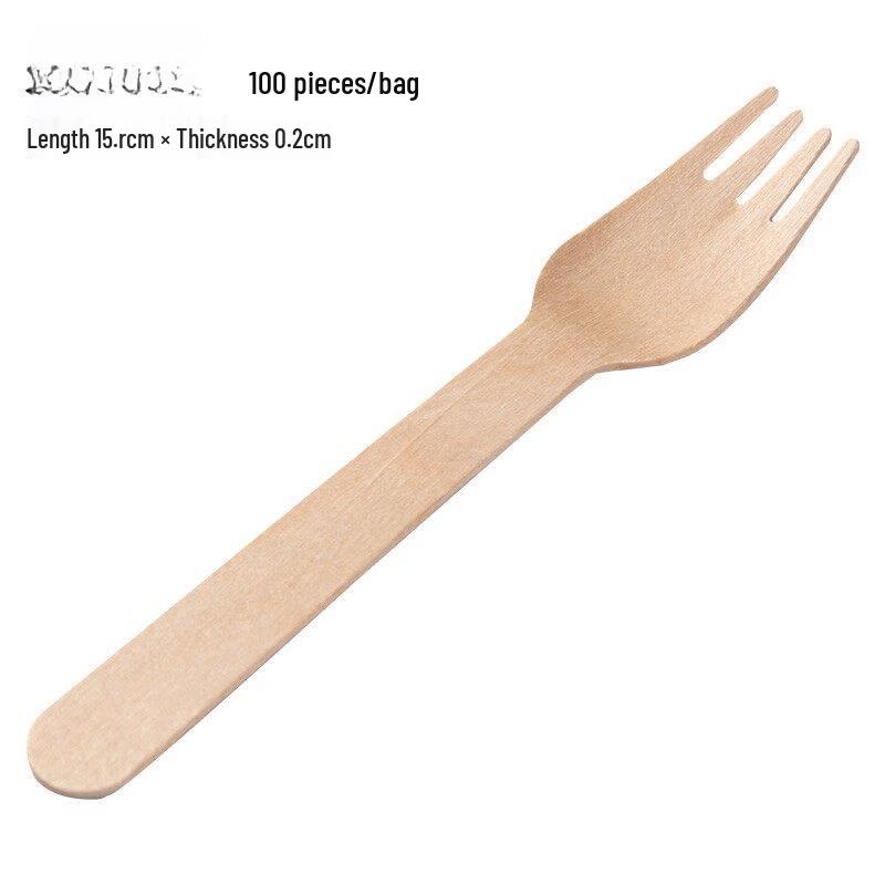 Yingtang 16cm Biodegradable Wooden Forks