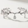 DIEZI Barock Kristall Wassertropfen Tiara für Damen Mädchen Party Luxus Braut Braut Strass Krone Haar Accessoires Schmuck