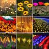 LCKRSZM Solar Powered 7-Head Wheat Spike Outdoor Light