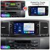 2din Android 12 Trådløs CarPlay Android auto Bilradio Multimedia GPS for Toyota Corolla E120 2003-2006 BYD F3 Stereo 4G