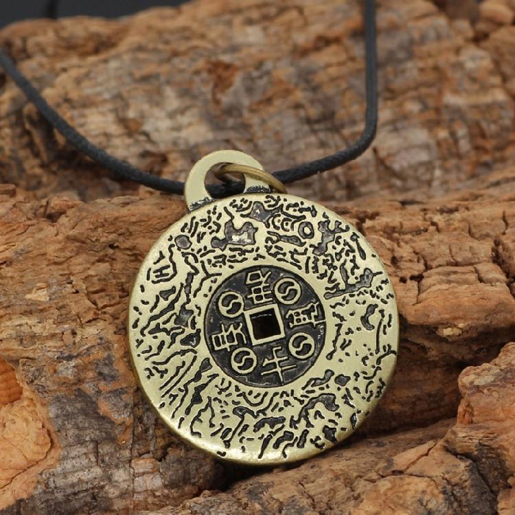 Zarte Legierung Bronze Amulett Halskette Verstellbare Schlüsselbein Kette Choker für Frauen