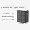 Super Large Capacity! Thick Black Woven Storage Bag For Home Use, Clothes, Blankets, Cotton Quilts, Organizing And Moving Tools