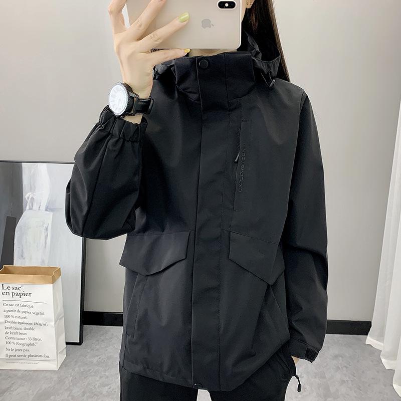 Women's Outdoor Hooded Waterproof Windbreaker Jacket