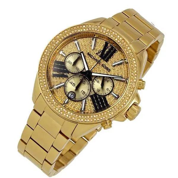 Michael Kors Orologio da donna MK6095 Wren in acciaio inossidabile color argento, al quarzo