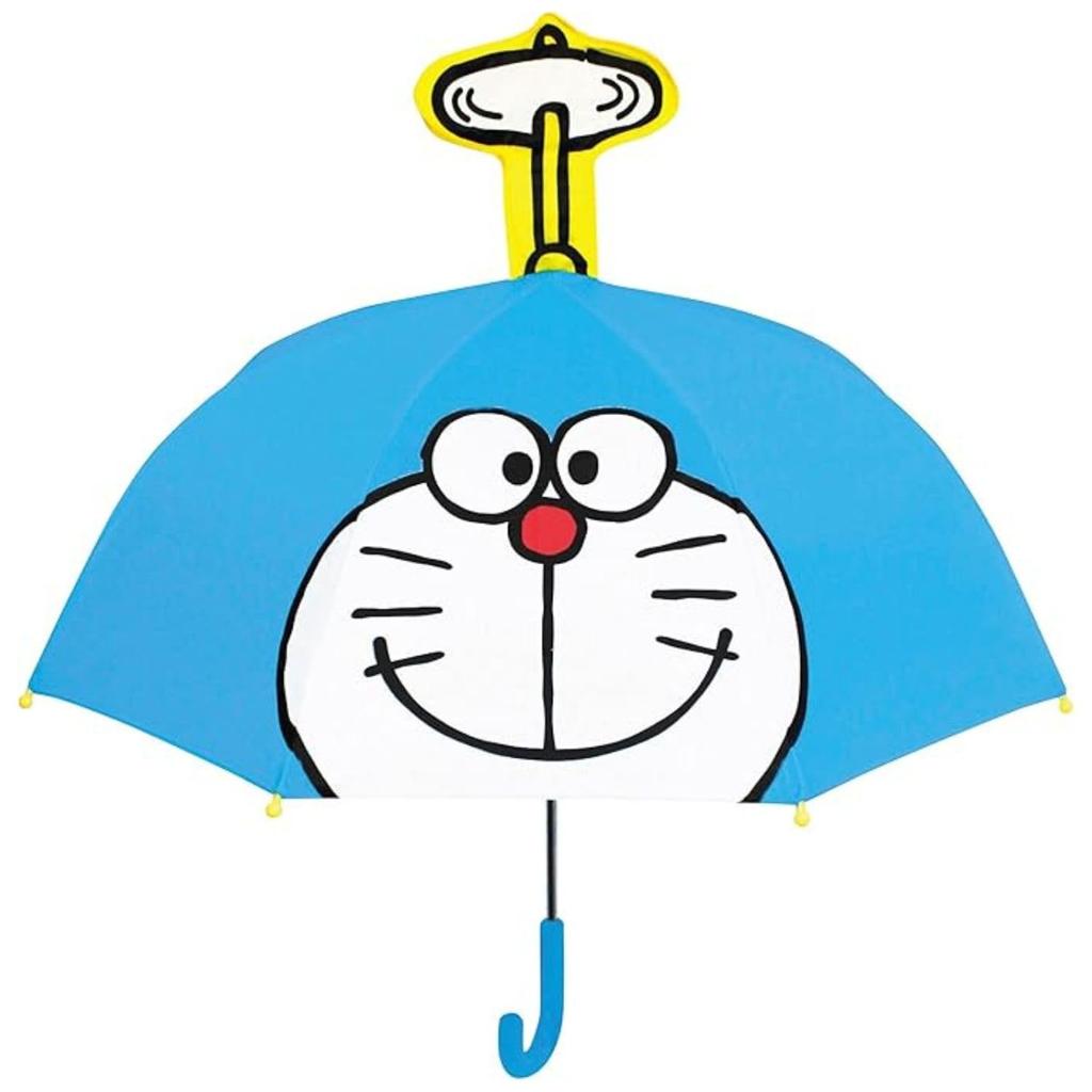 Doraemon Umbrella 47cm Blue Takecopter Cute Character