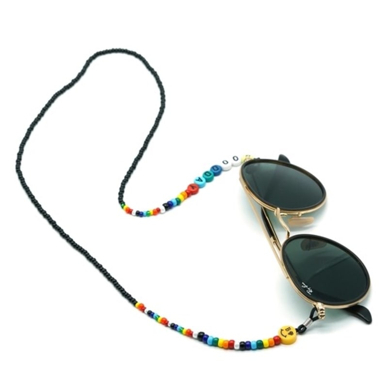 

BONBEAU Kitsch color beads chain glasses strap color bead chain sunglasses strap free
