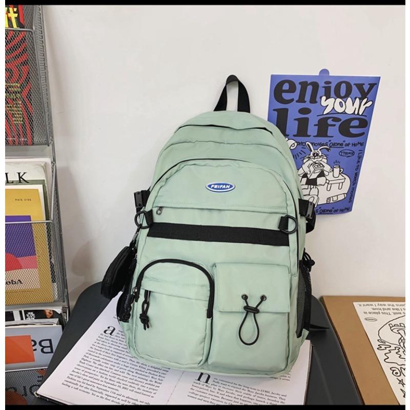 Neuer Schulranzen Damen schlichte große Kapazität Computertasche Designgefühl Nischenschulranzen Damen College-Studenten Herren Rucksack Trendmarke