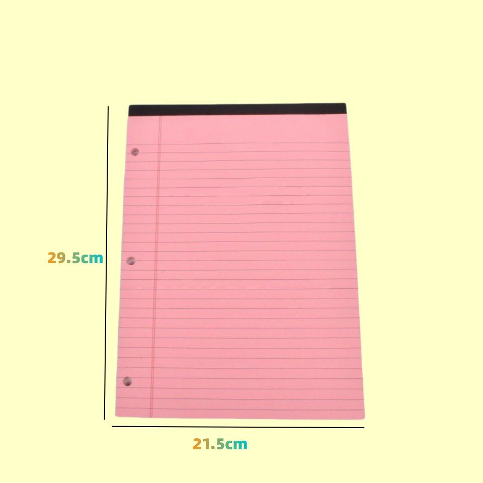 KAISA A4 Flip-Top Notepad - Multi-color, Tear-Off, Sectioned Design