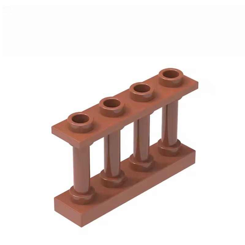 Non-Toxic 50Pcs Creative Fence Railing Building Block Diy Moc Garden Construction Accessories Compatible With Brick Children'S Toys