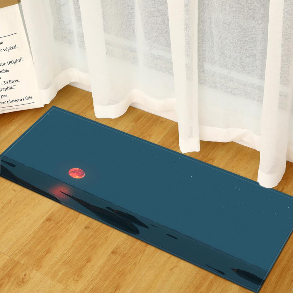 Scenic Entrance Mat Kitchen Strip Bedroom Floor Mat Study Bay Window Mat Living Room Carpet