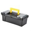 Large Industrial Grade Portable Hardware Toolbox - Durable, Thickened Plastic Organizer for Home, Car, or Electrician Use
