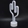 Desert Plant Neon Night Light Battery Operated LED Neon Lamp Portable Sign Light  Living Room