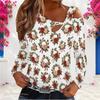 Women Plus Size White Floral Printed Asymmetric Cutout Cold Shoulder Long Sleeve Fitted Blouse