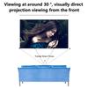Portable Projector Screen 60/72/80/92/100/120 Inch 16:9 Anti-Light Projection Reflective Cloth For Home Cinema Outdoor Office
