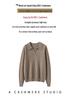 Leka Sha Women's 100% Cashmere Knit Long Sleeve Base Layer Top, Pullover, Solid Color, Autumn/Winter Sweater