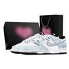 Dunk Moonlight Illuminated Heart Box Abrasion Resistant Low Top Skateboard Shoes Unisex Blue White HF5441-100(Team773-1-)