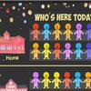Classroom Attendance Chart Who is Here Today Chart Teacher Accessories for Classroom Management