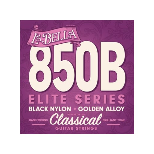 

La Bella 850B/Black Nylon+Golden Alloy