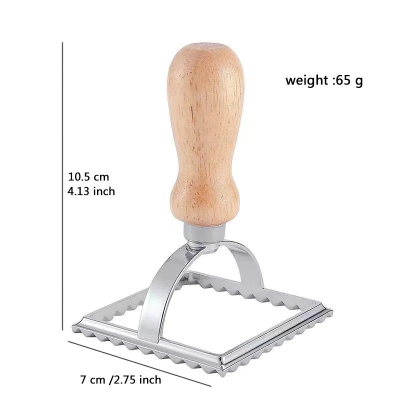 Pastry Press Mold Ravioli Cutter Dumpling Lace Embossing Device Ravioli Maker Mold Ravioli Stamp Cookie Mold Kitchen Baking Tool