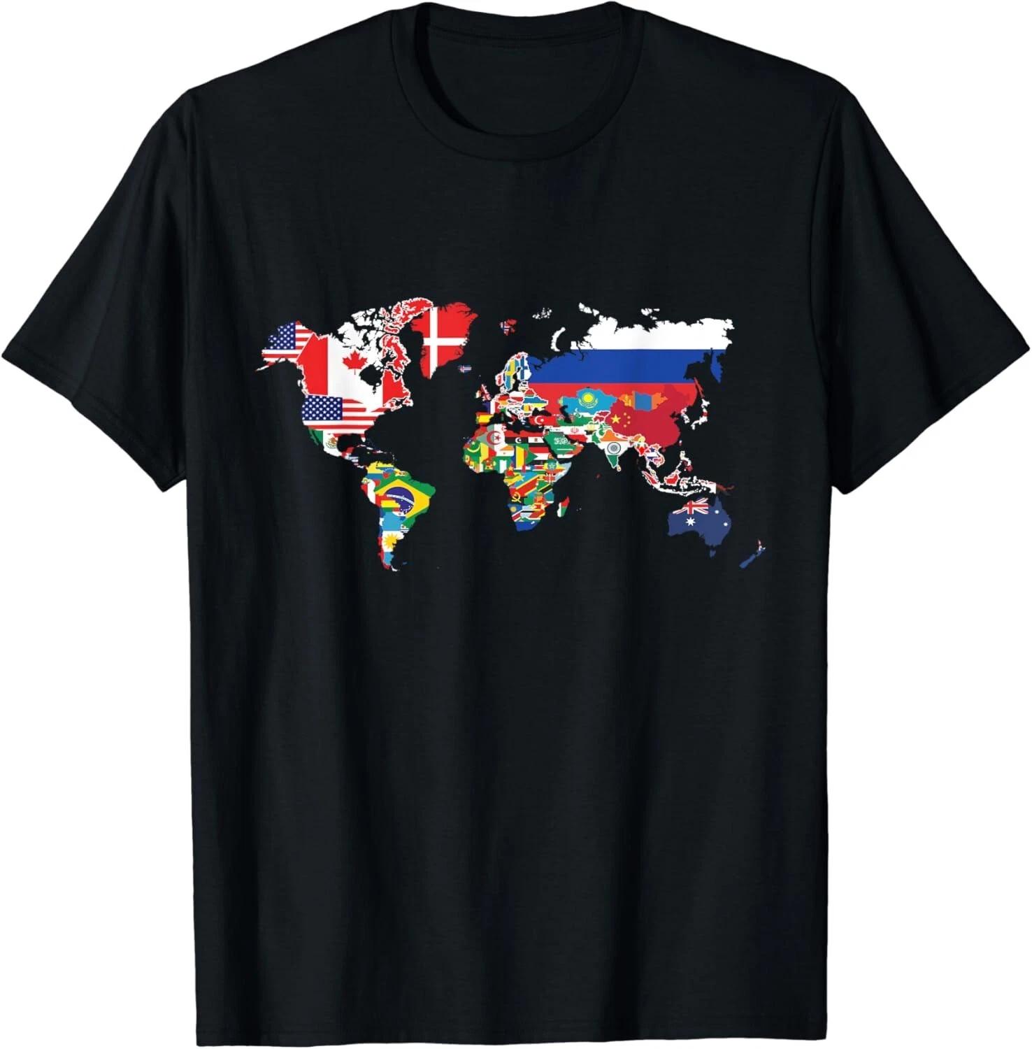 All Countries Flags Of The World 287 Flag International Gift Unisex T-Shirt 3XL