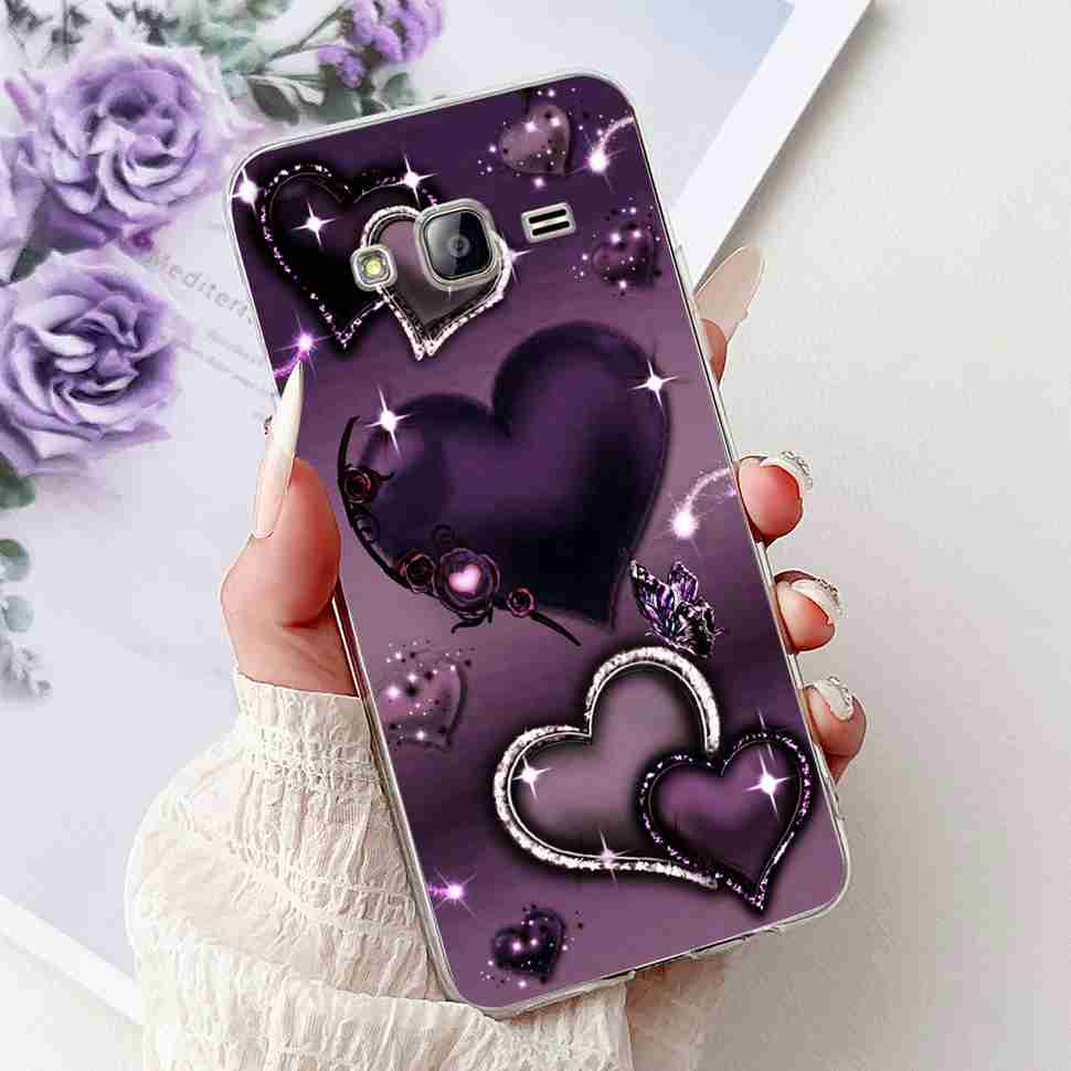 For Samsung Galaxy J5 Case Luxury Painted Cover Soft Slim Phone Case For Samsung J 5 J5 J500Y J500M 2015 Back Cover