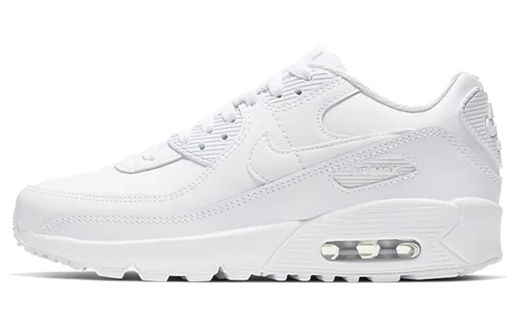 Nike Air Max 90 Recraft Triple White GS CD6864-100 36.5