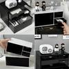Desktop Cosmetic Organizer Case Set Table Makeup Storage Box Organizer Drawer Storage Box Desk Stationery Storage Rack Plastic