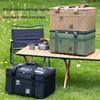 Stor kapacitet utomhus hopfällbar förvaringslåda för bestick och köksredskap