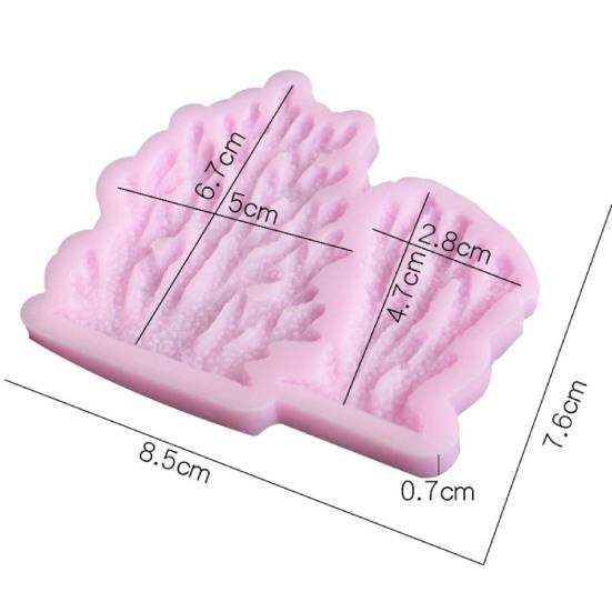Kitchenware Cake Mold Embossed Fondant Coral Shape Chocolate DIY Decorative Tool