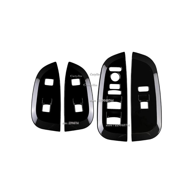 RHD For Honda ZR-V ZR V ZRV ABS Carbon Fiber Interior Armrest Window Lift glass rise control Switch Cover Trim Frame C