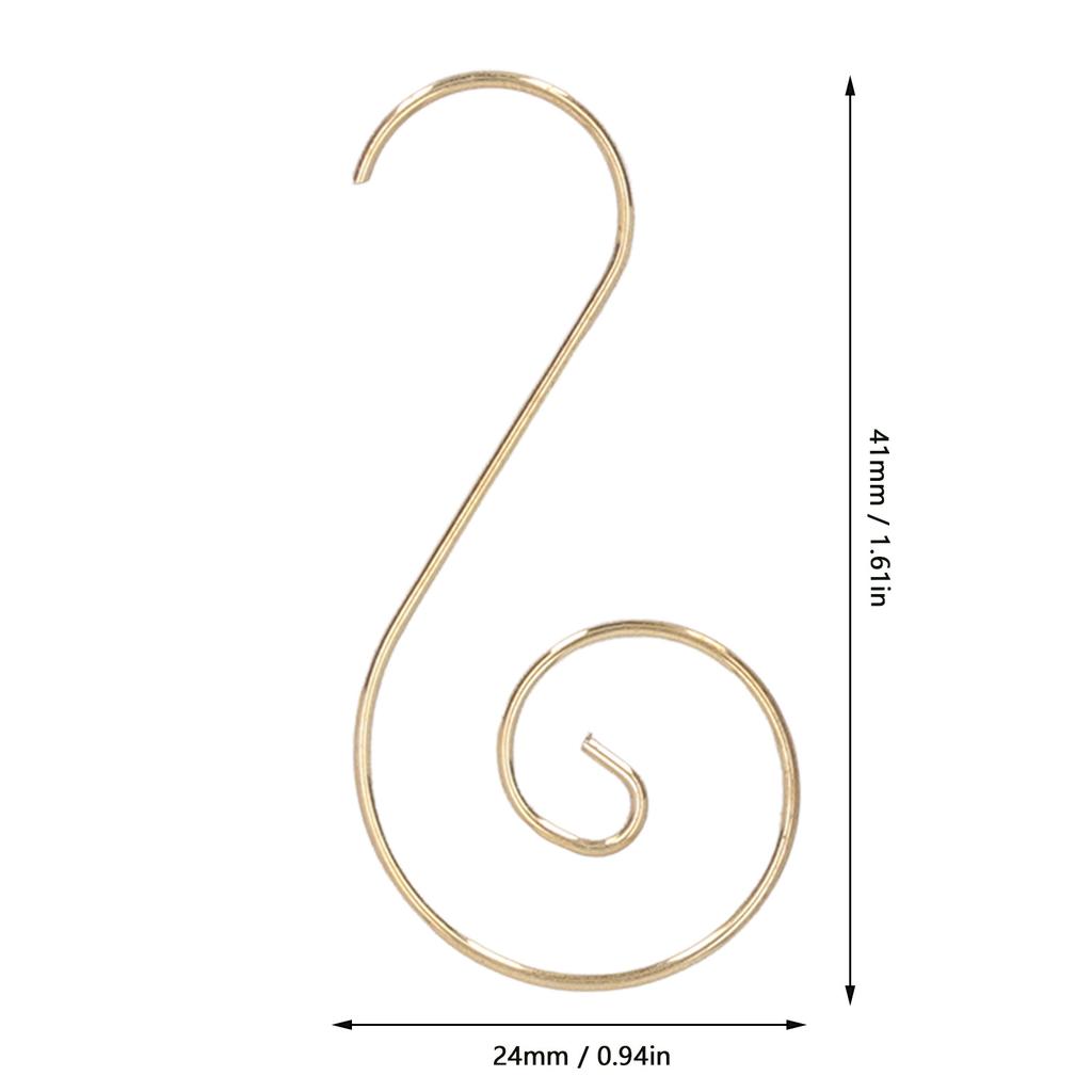 600Pcs Ornament S Hooks Set Stainless Steel No Rusting Decorative S Shaped Hooks for Christmas