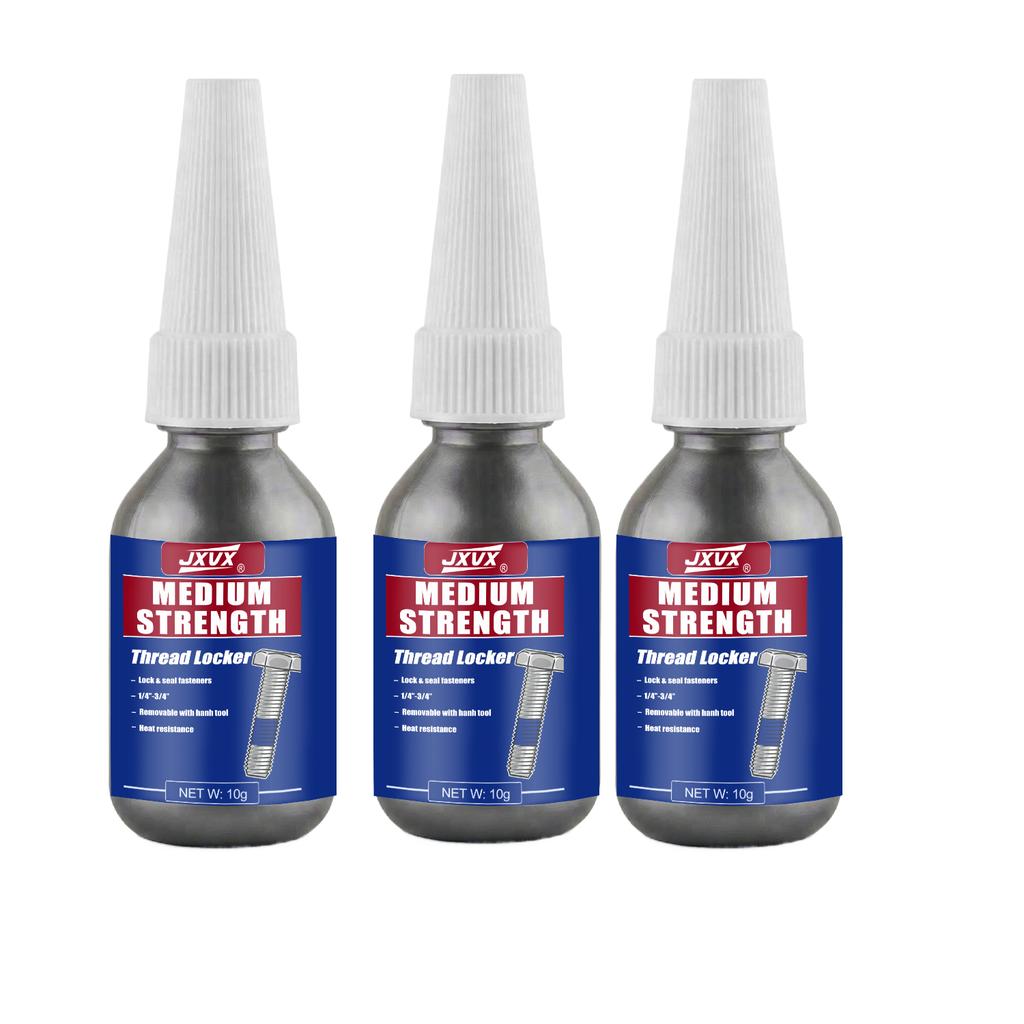 50g Threadlocker Anaerobic Glue Blue Medium Strength Automotive-grade LockerThread for Metal Fasteners Nuts Bolts To Against Losening Lock Tight Seal