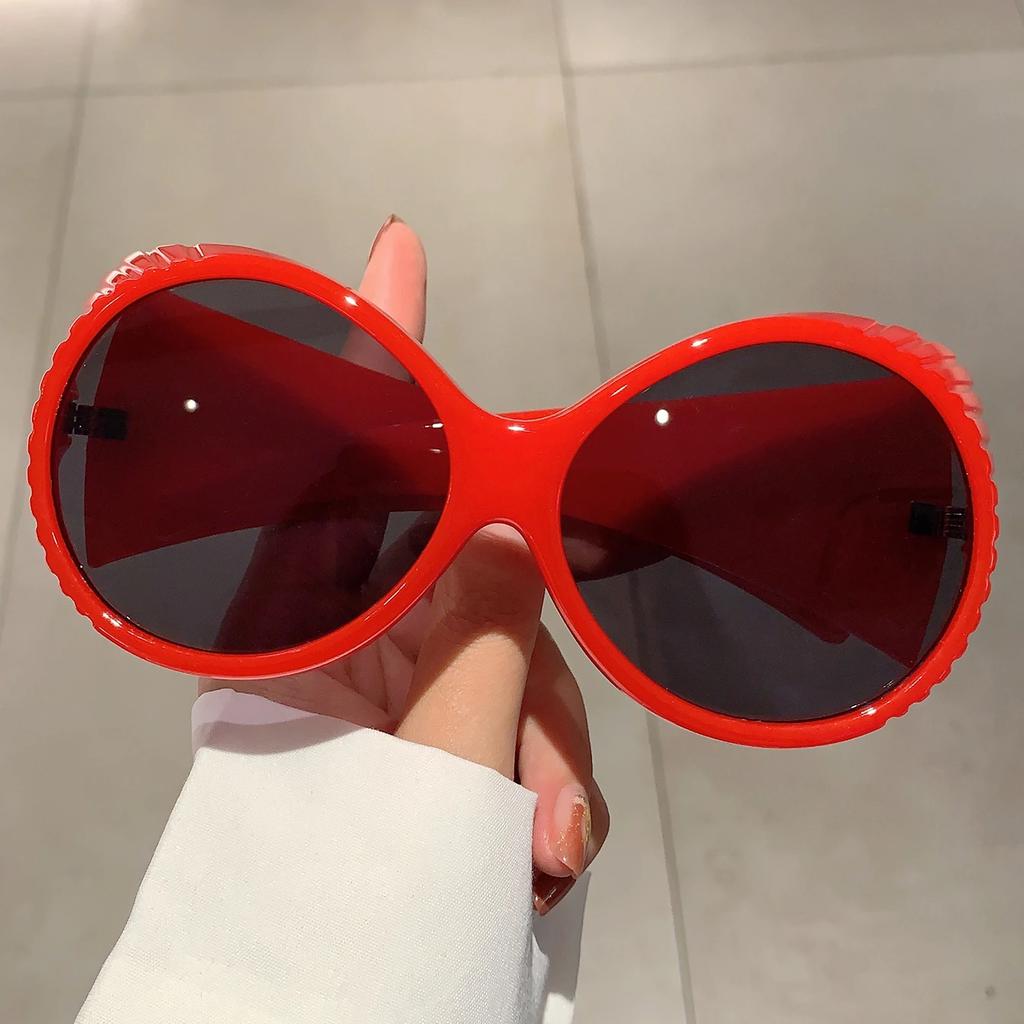 Y2k Round Women Sunglasses Stylish Punk Candy Color Outdoor Shades  New Trendy Vintage Brand Designer UV400 Eyewear