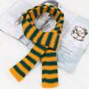 Striped Scarf Long Knitted Scarf Neck Warmer Women Scarf Lightweight Neck Wrap