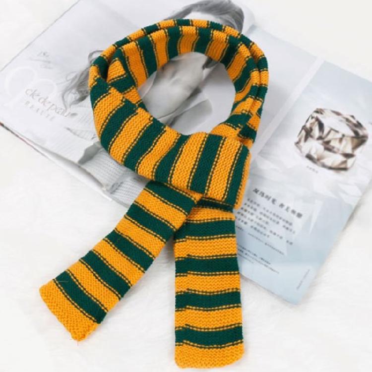 Striped Scarf Long Knitted Scarf Neck Warmer Women Scarf Lightweight Neck Wrap