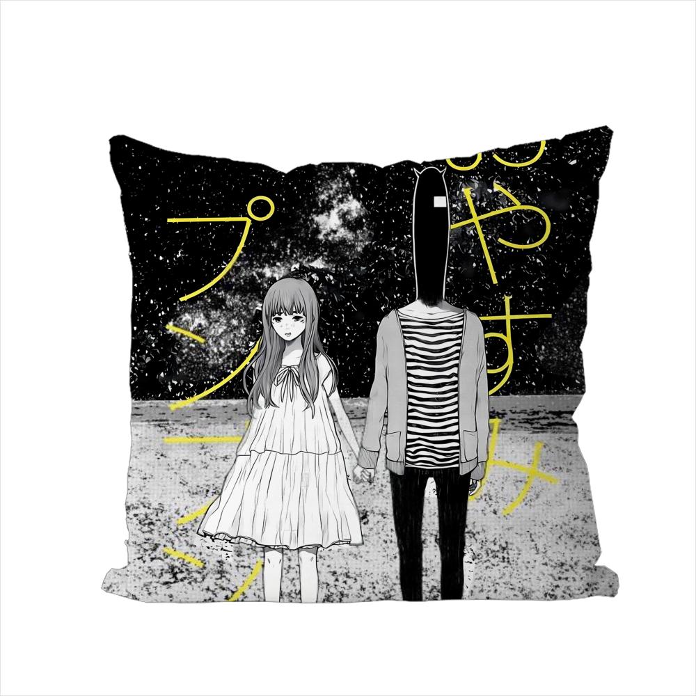 Goodnight Punpun Pillow Case For Car Sofa Decorative Home Doublesided Print Plush Square Throw Pillow Cushion Cover