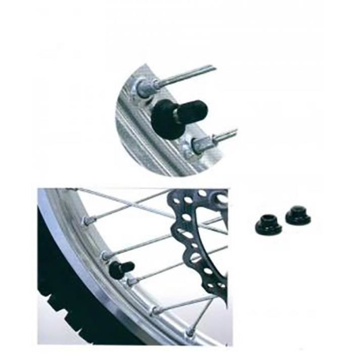 Paire de joints de valve DRC anti boue pour Moto Enduro