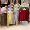 Korean Style Round Neck Knit Cardigan - Women's Trendy Long Sleeve Sweater for Spring/Autumn 2026