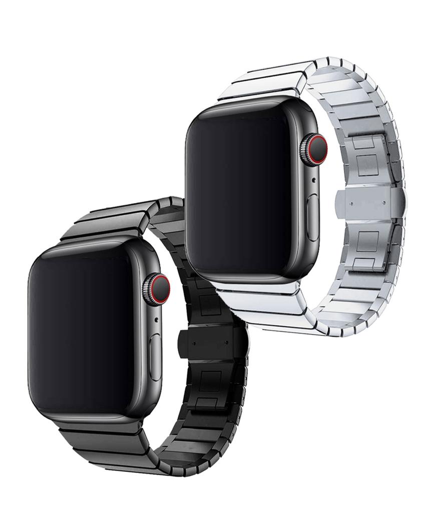 Dijiji Apple Watch 9/8/7/6/5/4/Se/Ultra/38/40/41/45/499Mm Stainless Steel Slim Metal Chain Strap Band