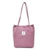 Soft Corduroy Bag Women Shopping Bag Casual Hasp Ladies One Shoulder Tote Bags Fashion Shop Women Handbags