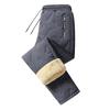 Langsha Men's 3-Layer Thermal Lamb Fleece Lined Pants