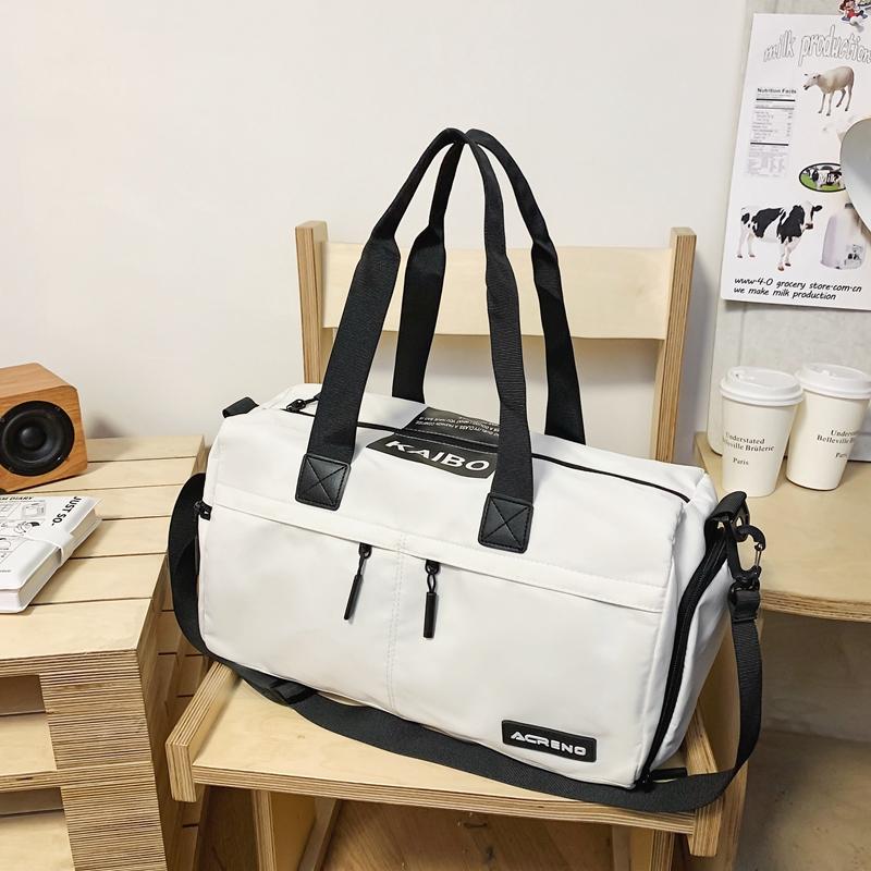 A Leisure Fashion Large Capacity Fitness Travel Bag, Waterproof Fabric, Large Capacity Yoga Travel Fitness Various Sports