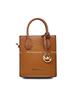 MK Mercer Clássica Cor Sólida Logo de Letra Pingente Couro Manual Transversal de Ombro Bolsa Mini Bolsas Femininas 35S1GM9T0L-LUGGAGE