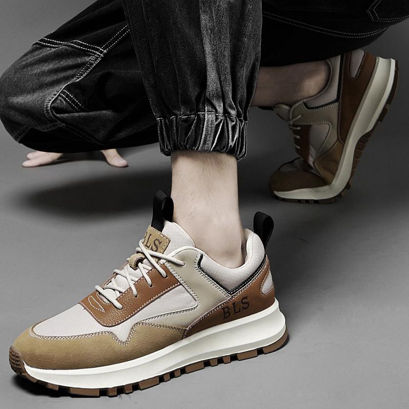 Autumn Winter Classic Men's Casual Shoes Outdoor Sports Shoes Trend Thick Sole Shoes Men's Running Shoes Hiking Travel Shoes