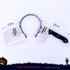 Halloween Horror Props Blood Fake Ax Saws Knife Headband Hair Hoop for Halloween Party Masquerade Mischief Props Decoration